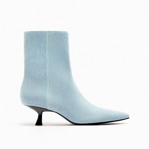 Zara Denim Ankle Boot